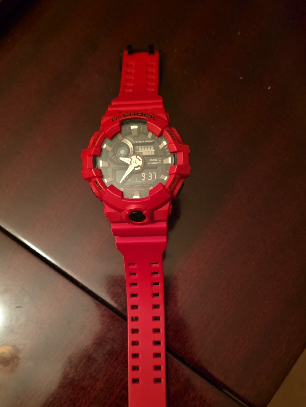 Casio G-Shock Vibrant Red Resin Sport Watch